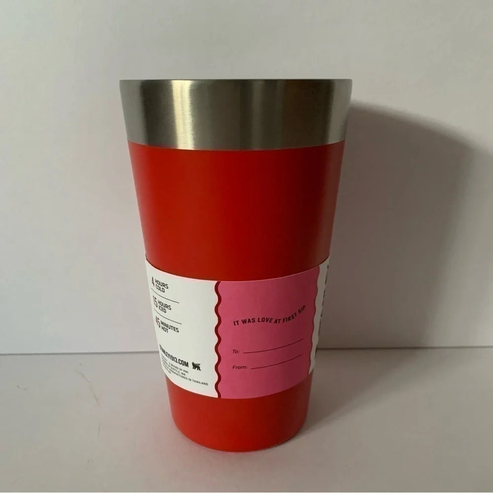 NWT. STANLEY 16oz Adventure Everyday Stacking Pint Target Red - Picture 3 of 5